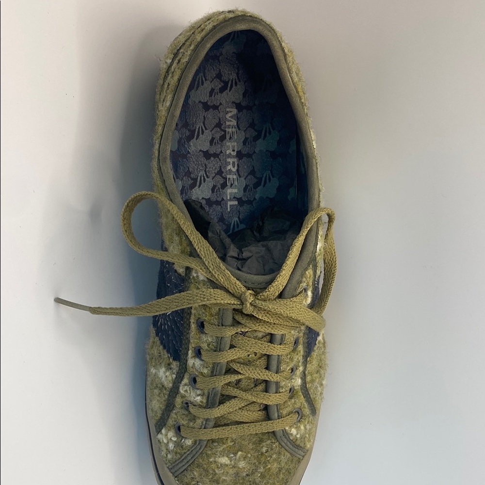Merrell Women's Star Wool Olive Casual Sneakers Size 8 1/2 - Picture 3 of 10